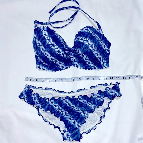Victoria’s Secret 2 Piece Bikini Top 36D & Bottoms Medium - Picture 10 of 12
